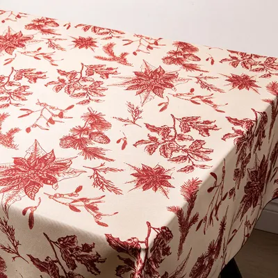 Sebastien & Groome 'Christmas Toile' Tablecloth 60" x 144" (Tea Stain)