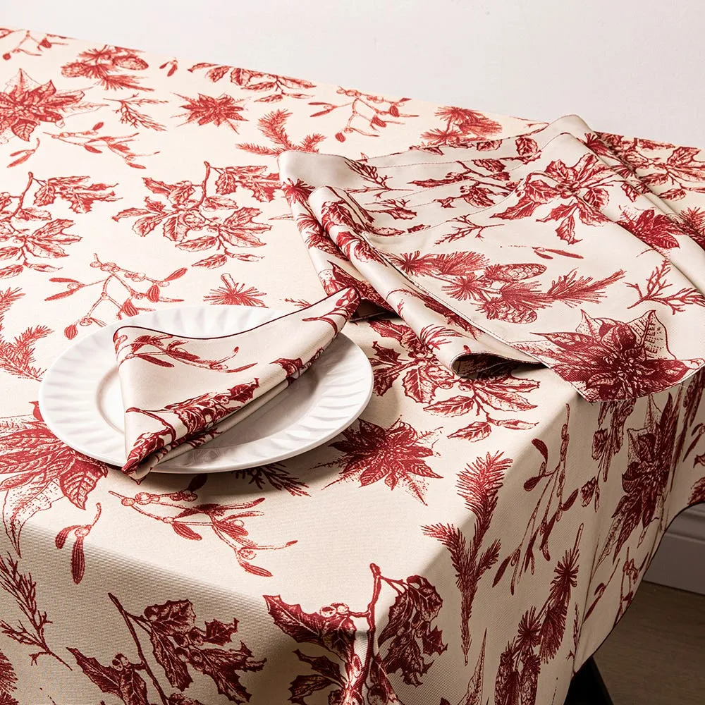 Sebastien & Groome Christmas 'Christmas Toile' Polyester Table Runner