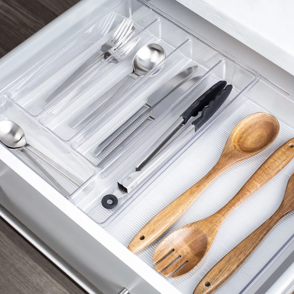 iDesign Linus Expandable Cutlery Organizer