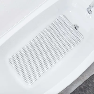 Splash Softee Foam Bath Tub Mat (White)