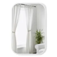 Umbra Hub 'Rectangular' Wall Mirror 24x36" (White)