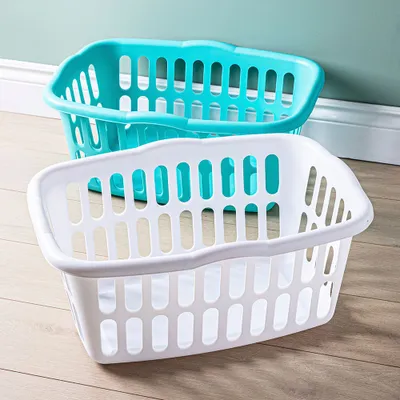 Sterilite '1.5 Bushel / 53 Litre' Plastic Laundry Basket (Asstd.)