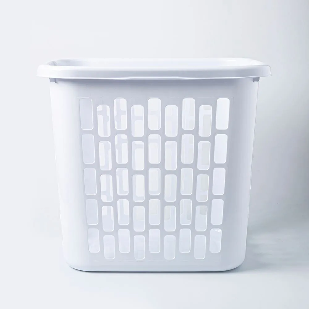 Sterilite Easy Carry '2 Bushel / 70L' Plastic Laundry Hamper (White)