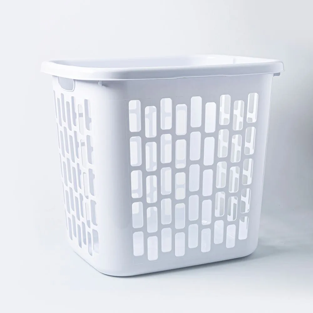 Sterilite Easy Carry '2 Bushel / 70L' Plastic Laundry Hamper (White)