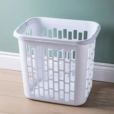 Sterilite Easy Carry '2 Bushel / 70L' Plastic Laundry Hamper (White)