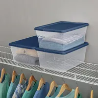 Sterilite Box '15l/16qt.' Plastic Storage Bin with Lid