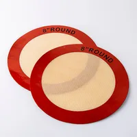 KSP Bakers 'Round' Silicone Baking Sheet - S/2 (Natural/Orange)