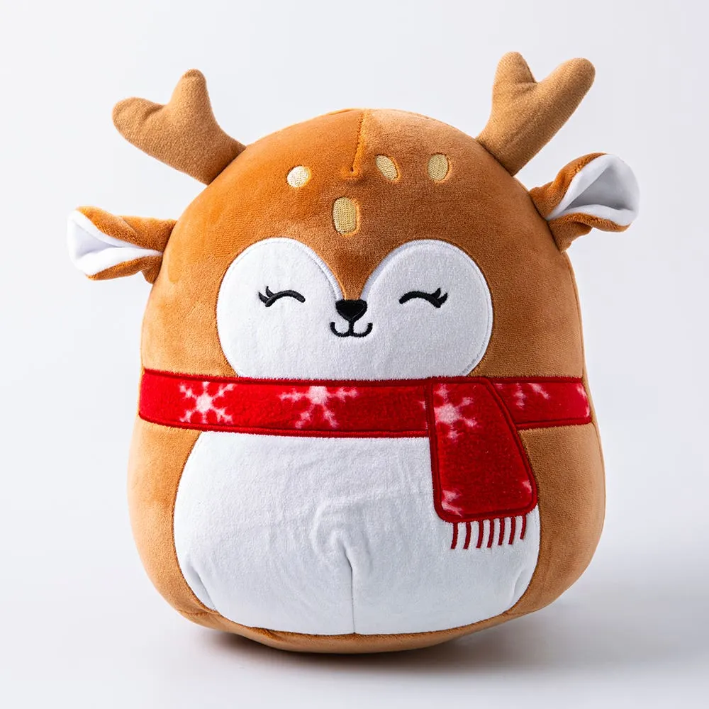 Deco Noel Christmas Super Soft 'Reindeer' Plush Character 10"