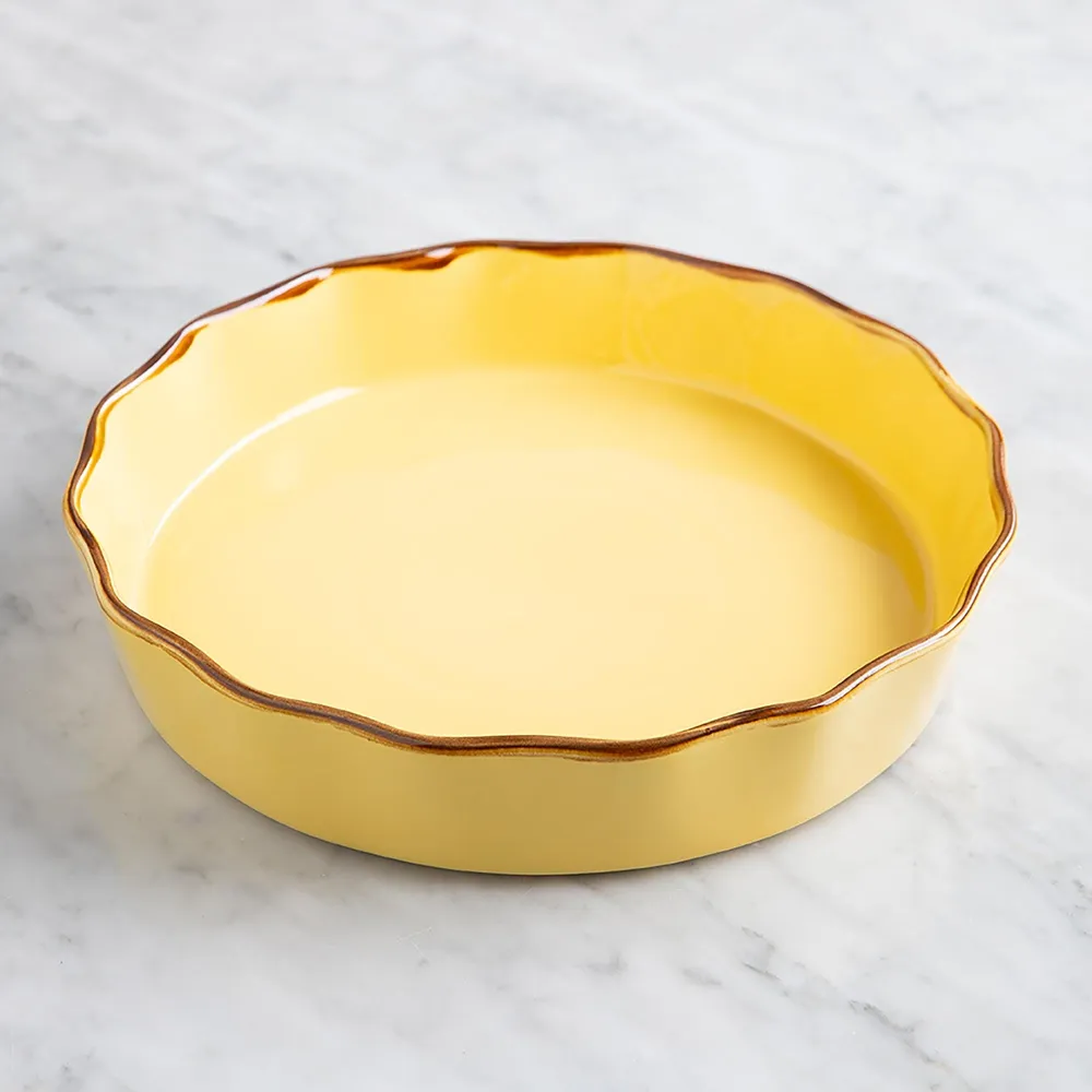 KSP Tuscana Round Fluted Pie Dish