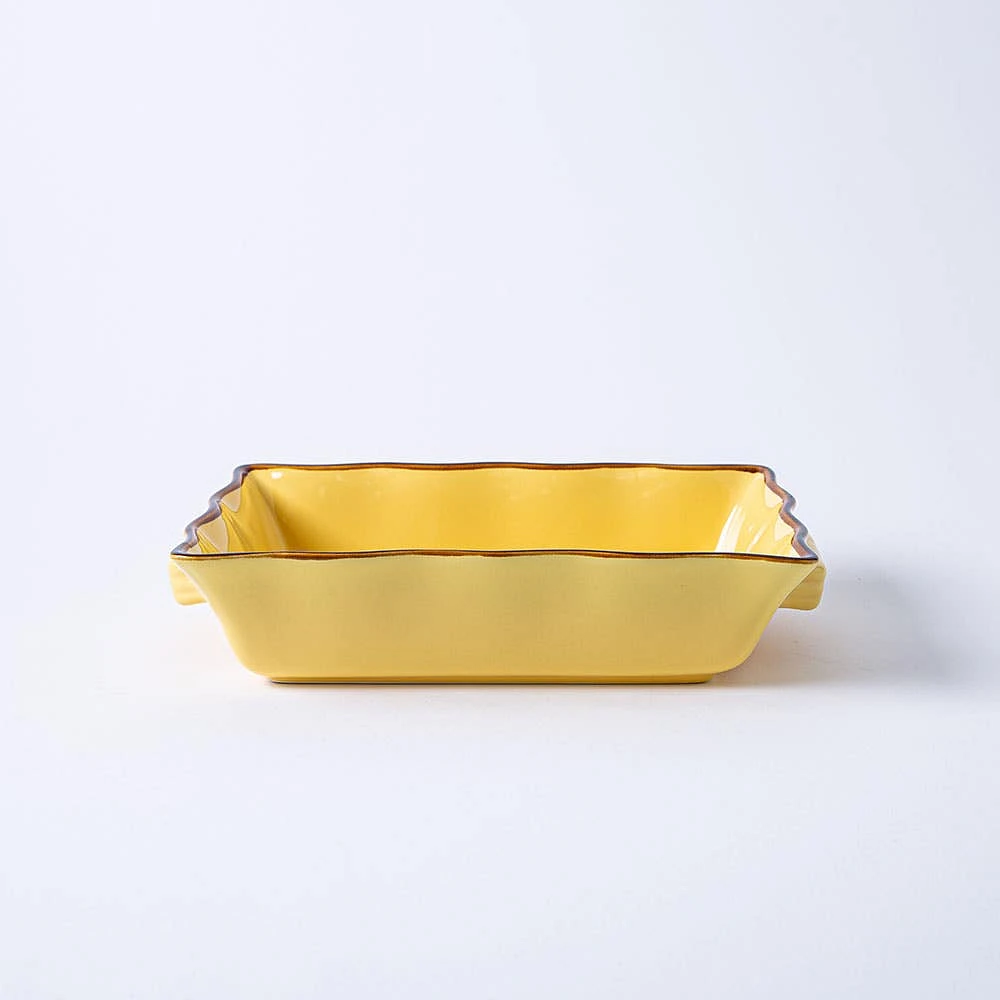 KSP Tuscana Rectangle Fluted Bakeware with Handle