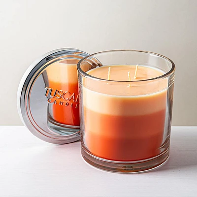 Empire Tuscany 3-Wick 'Santal Canyon' Glass Jar Candle 14oz.