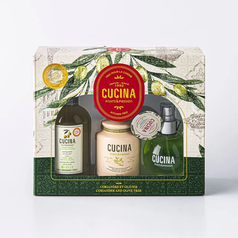 Fruits & Passion Cucina 'Coriander & Olive' Kitchen Trio Gift Set