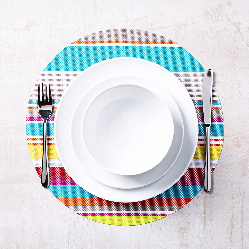 Harman Miami Stripe Vinyl Placemat (Multi Colour)