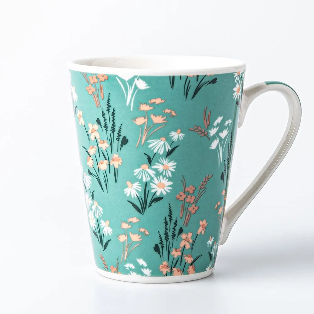 KSP Graphic 'Blossom' Mug - Set of 4 (10.5oz.)