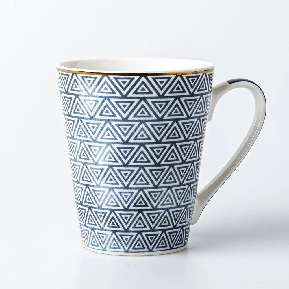 KSP Graphic 'Lattice' Mug - Set of 4 (10.5oz.)