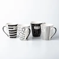 KSP Graphic 'Words' Mug - Set of 4 (10.5oz.)