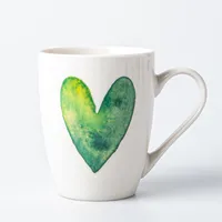 KSP Graphic 'Ombre Hearts' Mug - Set of 4 (12oz.)