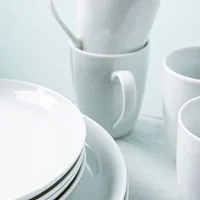 KSP Coupe Porcelain Dinnerware - Set of 16 (White)