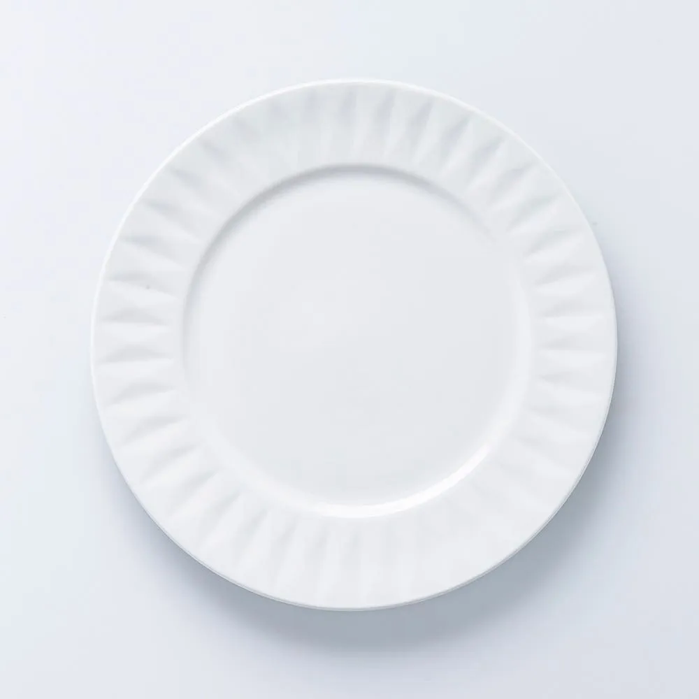 KSP Prism Porcelain Dinnerware - Set of 16 (White)