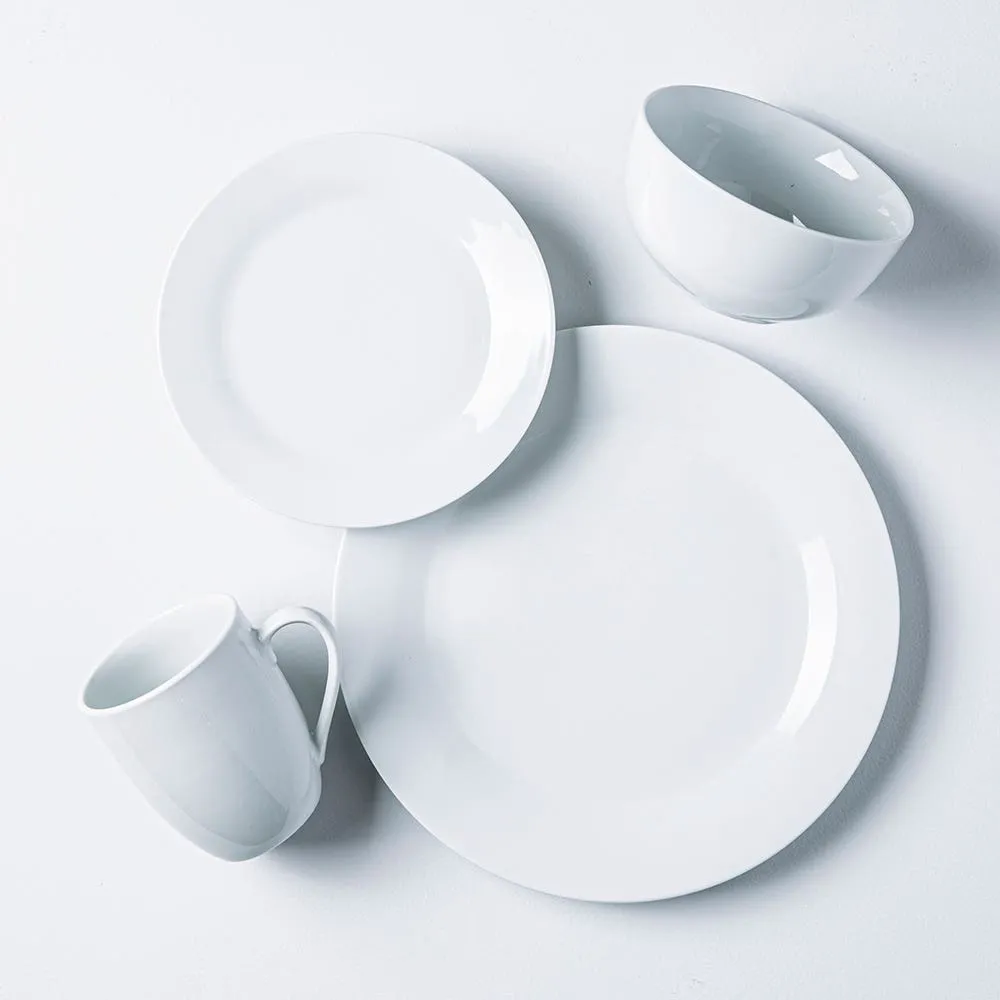 KSP Heirloom Porcelain Dinnerware - Set of 16 (White)