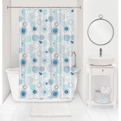 Splash Peva 'Cosmopolitan' Shower Curtain (Light Blue)
