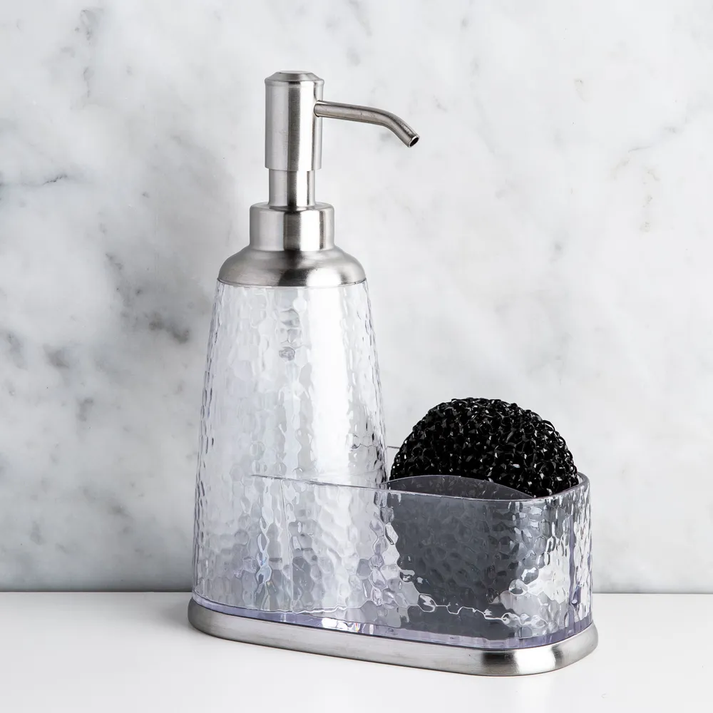 iDesign Rain Sinkware Soap & Scrubby Caddy