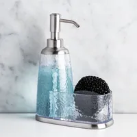 iDesign Rain Sinkware Soap & Scrubby Caddy