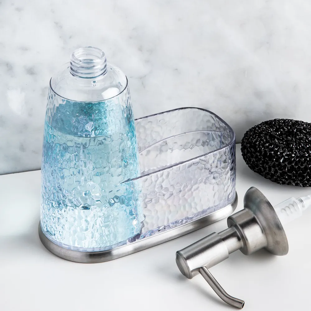 iDesign Rain Sinkware Soap & Scrubby Caddy