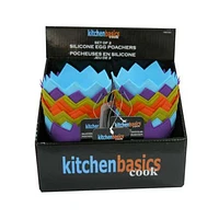 Kitchen Basics Cook Silicone Egg Poacher - Set of 2