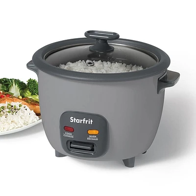 Starfrit Tender Rice Cooker-Steamer 5-Cup (10-Cup Cooked) (Grey)