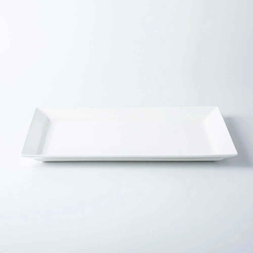 KSP Aurora Porcelain Rectangular Platter - Large (White)