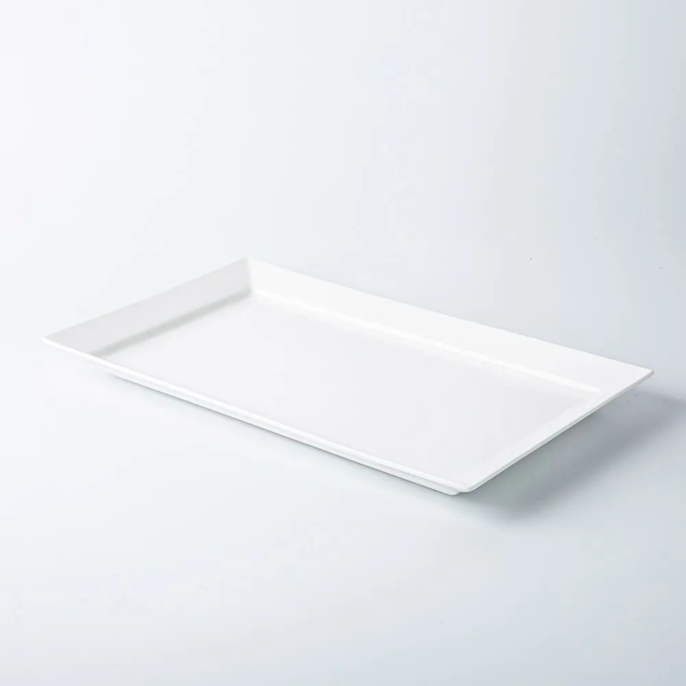 KSP Aurora Porcelain Rectangular Platter - Large (White)