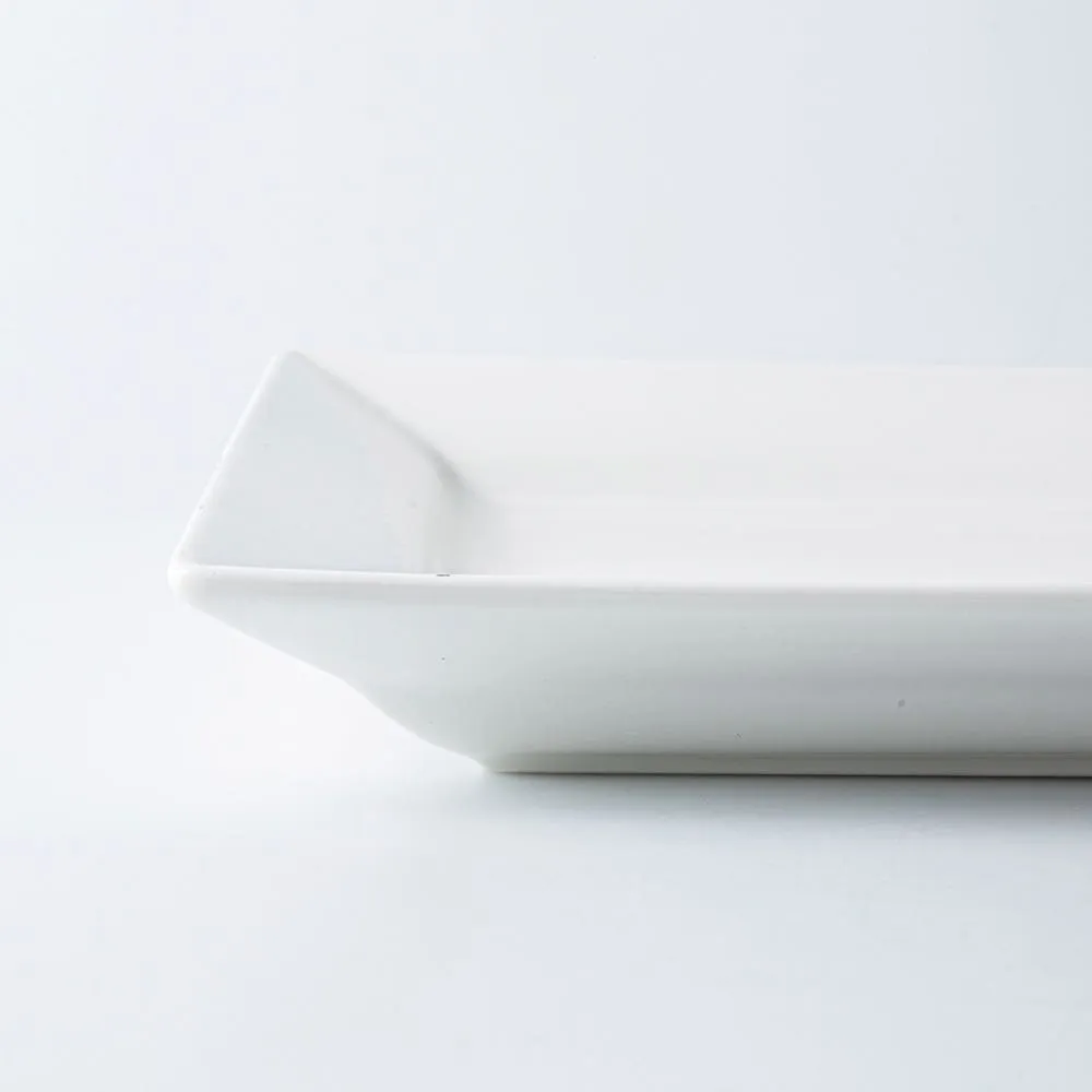 KSP Aurora Porcelain Rectangular Platter - Large (White)