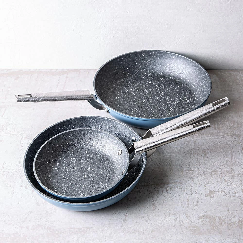 The Rock Wave Non-Stick Frypan 8" DIA. (Blue)