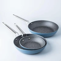 The Rock Wave Non-Stick Frypan 26cm / 10" Dia. (Blue)