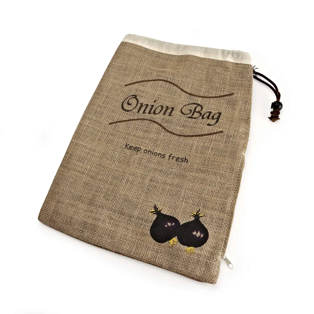 Homeworks Keep Fresh Jute Onion Storage Bag