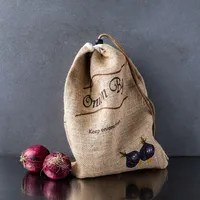 Homeworks Keep Fresh Jute Onion Storage Bag