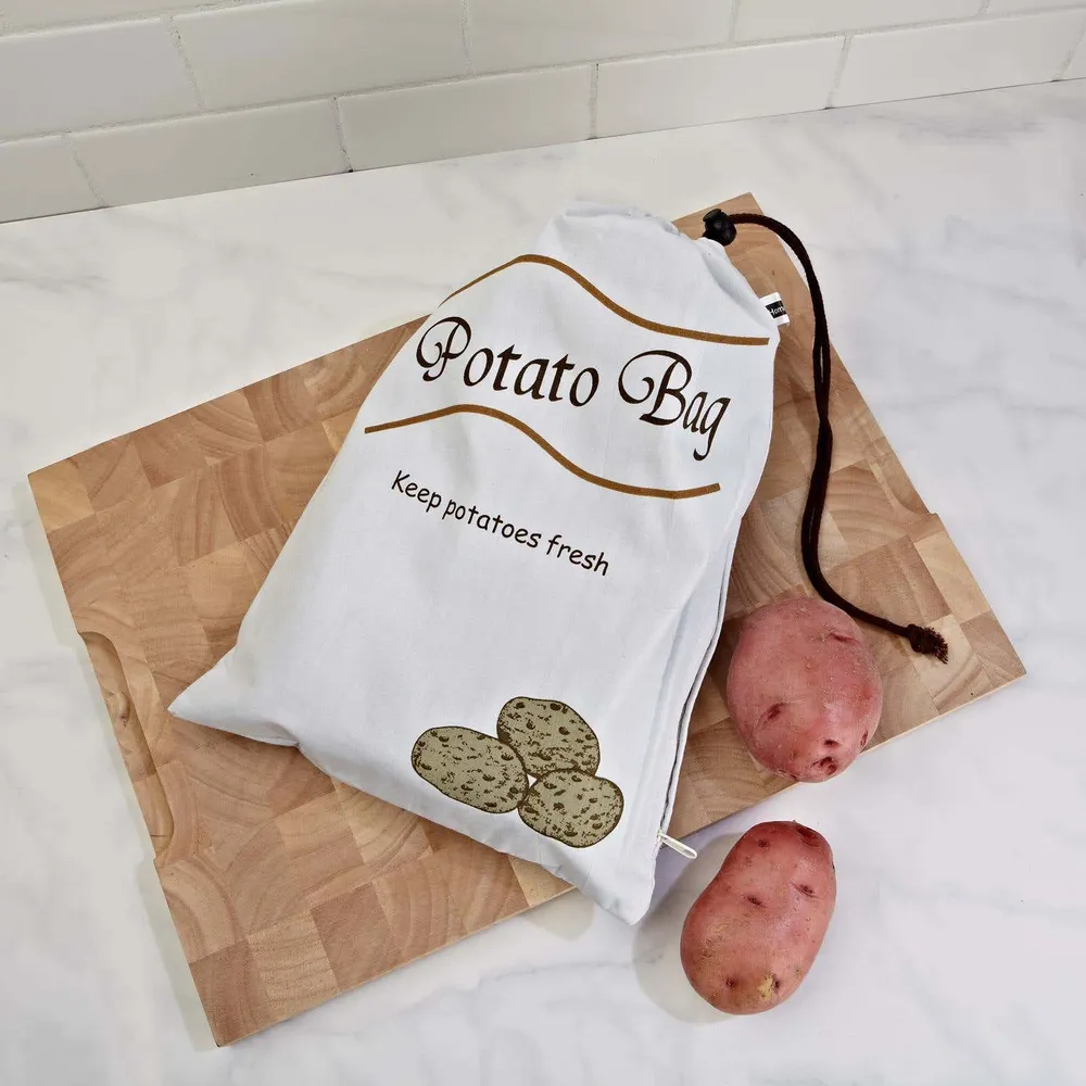 Homeworks Keep Fresh Fabric Potato Storage Bag