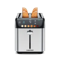 Chefman Smart-Touch Digital Wide Mouth Toaster 4-sl (Stainless Steel)