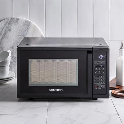 Chefman Precision-Touch Microwave Oven .7cu ft. (Black)