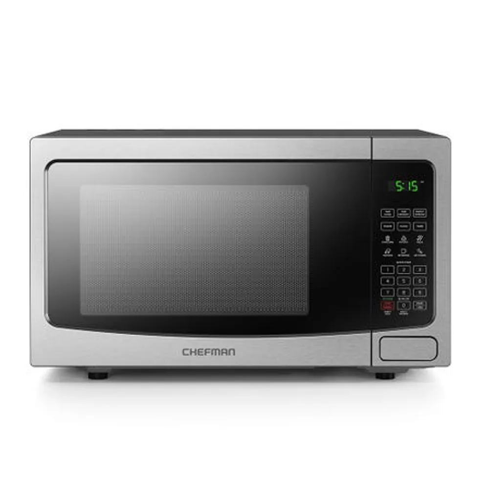 Chefman Precision-Touch Microwave Oven 1.1cu Ft. (Stainless Steel)