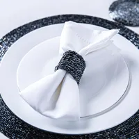 KSP Glitz Beaded Napkin Ring (Pewter)