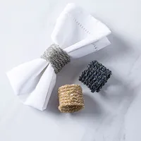 KSP Glitz Beaded Napkin Ring (Pewter)