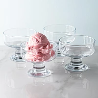 Pasabahce Iceville Glass Ice Cream-Dessert Bowl - Set of 4 (Clear)