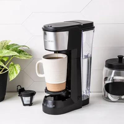 Chefman Insta Coffee Single Serve Coffee Maker 14oz. / 4-cup (Black)