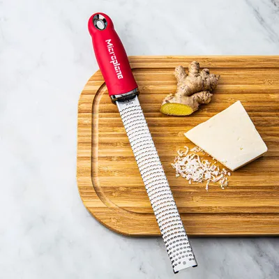 Microplane Premium 12" Rasp Grater & Zester (Red)