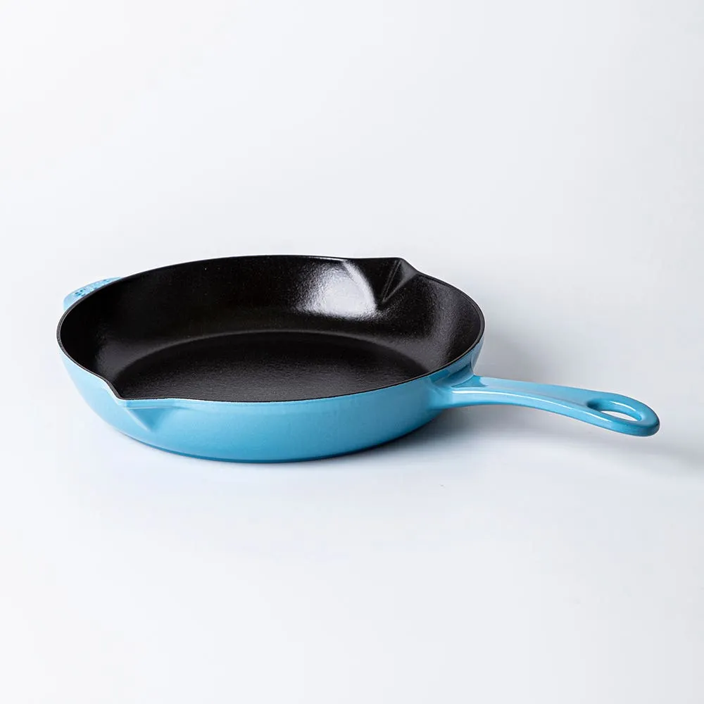 Staub France Cast Iron Frypan 10.25"/26cm Dia. (Light Blue)