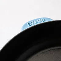 Staub France Cast Iron Frypan 10.25"/26cm Dia. (Light Blue)