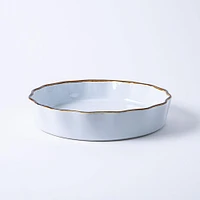 KSP Tuscana Fluted Pie Dish (White)