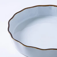 KSP Tuscana Fluted Pie Dish (White)